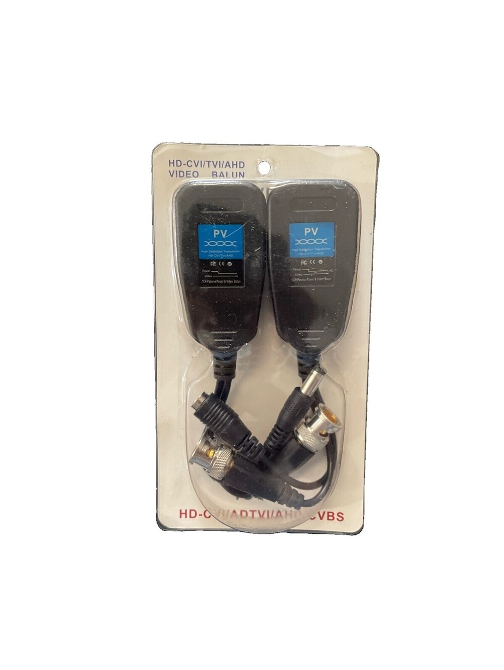 Passive Video & Power Balun transmitter pair PV/PVD/PVA - HD-CVI/TVI/AHD New
